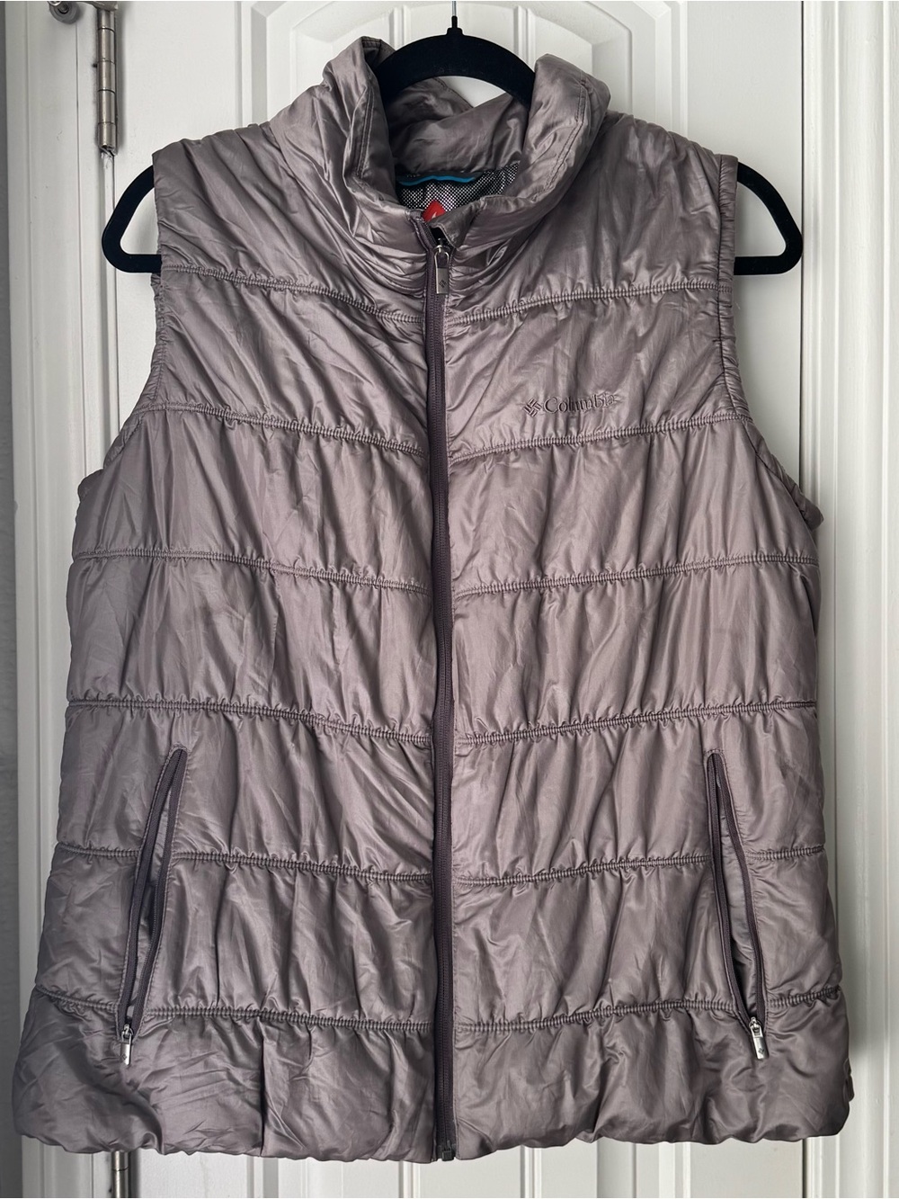 Columbia Women's Silver Gray Quilted Puffer Vest